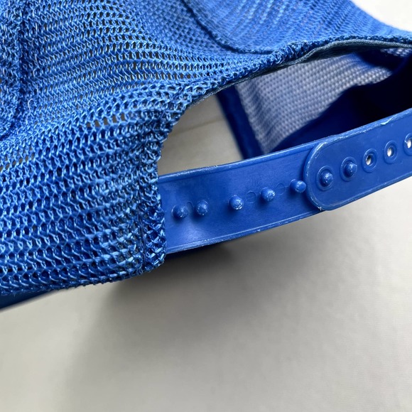 Vintage IBM Computer Hat Cap Snapback Trucker Blue Tech Vertex Adjustable 90s - Picture 9 of 9